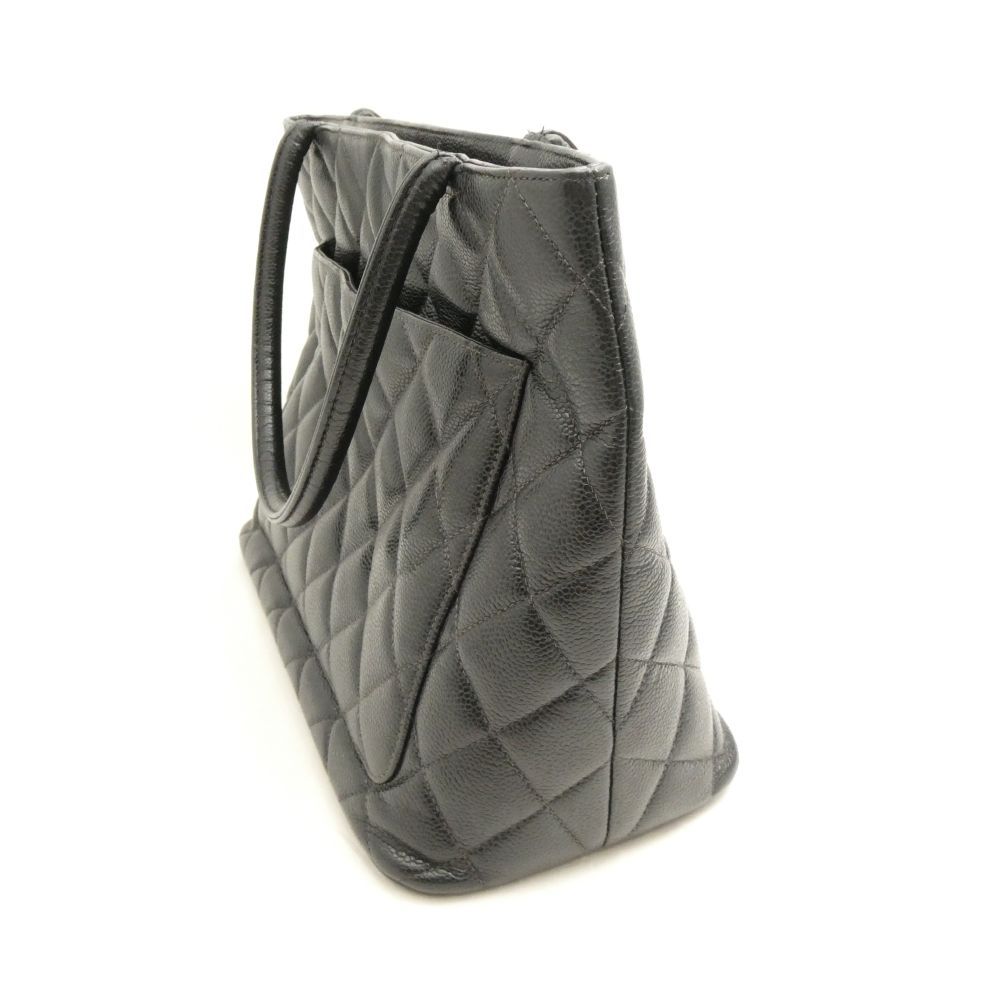 Chanel Jumbo CC Logo Tote 1 Piece Reissue Caviar Leather — view 3