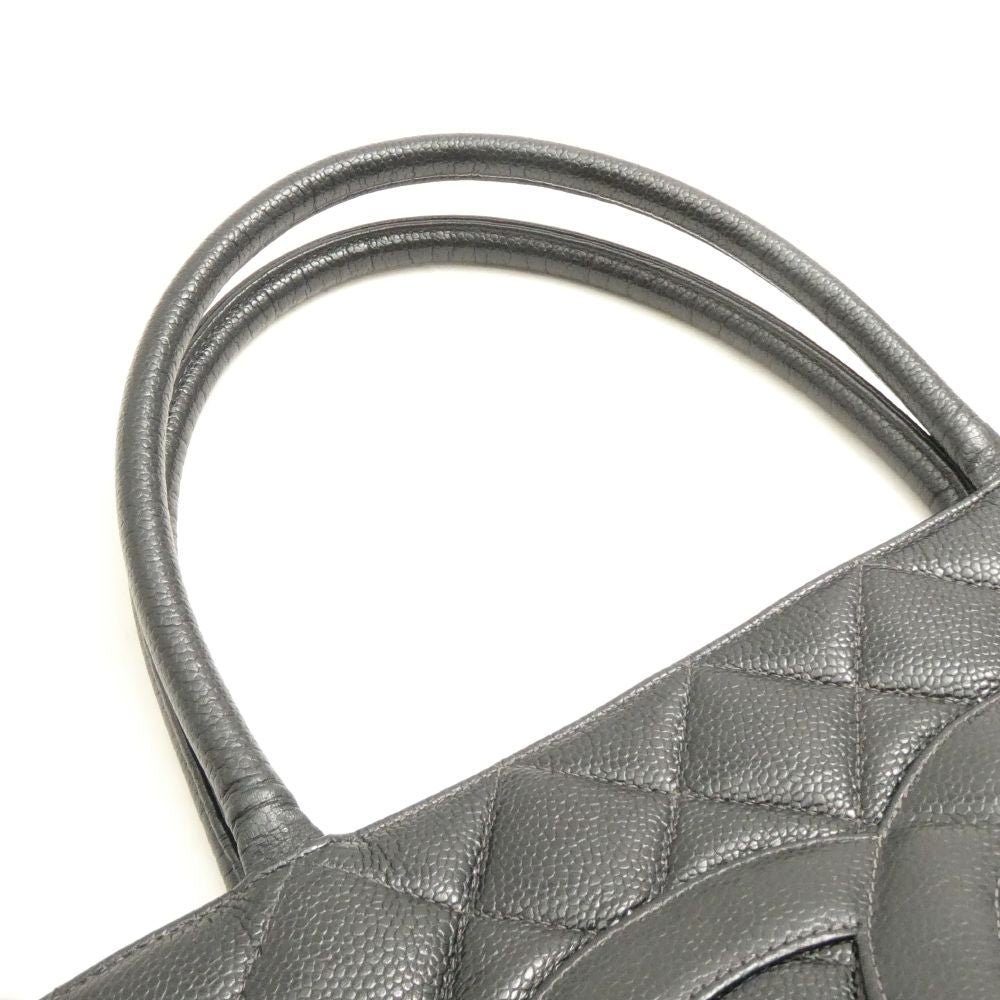 Chanel Jumbo CC Logo Tote 1 Piece Reissue Caviar Leather — view 9