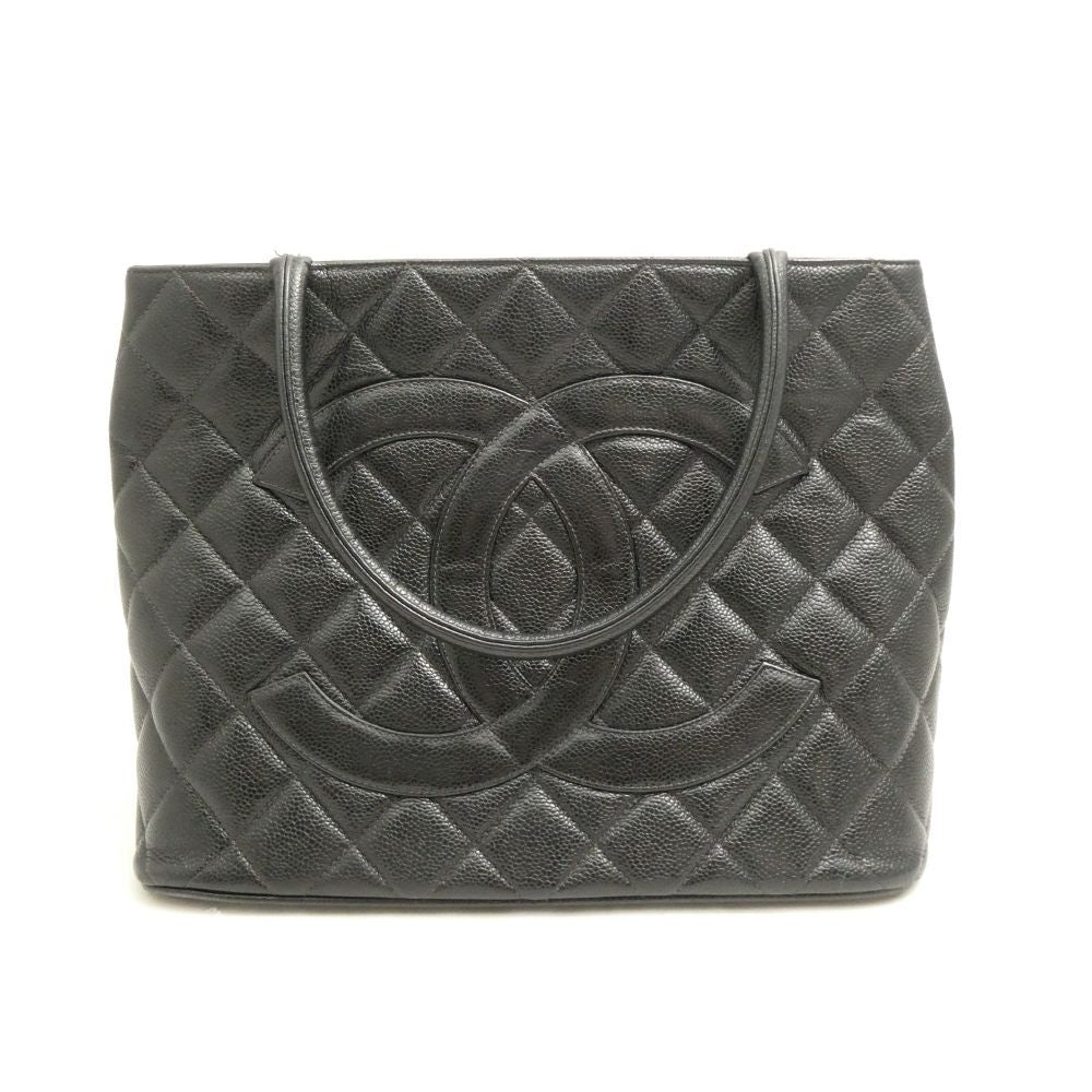 Chanel Jumbo CC Logo Tote 1 Piece Reissue Caviar Leather