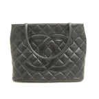 Chanel Jumbo CC Logo Tote 1 Piece Reissue Caviar Leather
