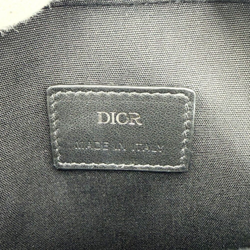 Dior Shoulder Bag Blue Rider Micro Pouch 2-Way Crossbody Canvas Leather Navy — view 5