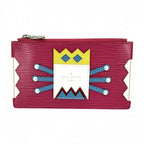 Louis Vuitton Coin Case Pochette Cles Tribal Mask Card Fixed Era Holder Purse