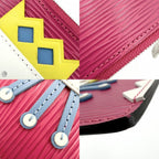 Louis Vuitton Coin Case Pochette Cles Tribal Mask Card Fixed Era Holder Purse — view 6