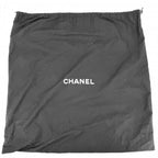 Chanel Tote Paris Biarritz MM Handbag CC Logo Shoulder CC Leather Black Silver — view 9