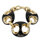 Gucci Bracelet Marina Chain L Black Gold