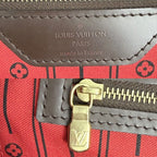 Louis Vuitton Tote Neverfull GM Handbag Shoulder Damier Canvas Brown Gold — view 5