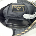 Fendi Shoulder Bag Fendace Collaboration Crossbody Medusa Leather Black Gold — view 4