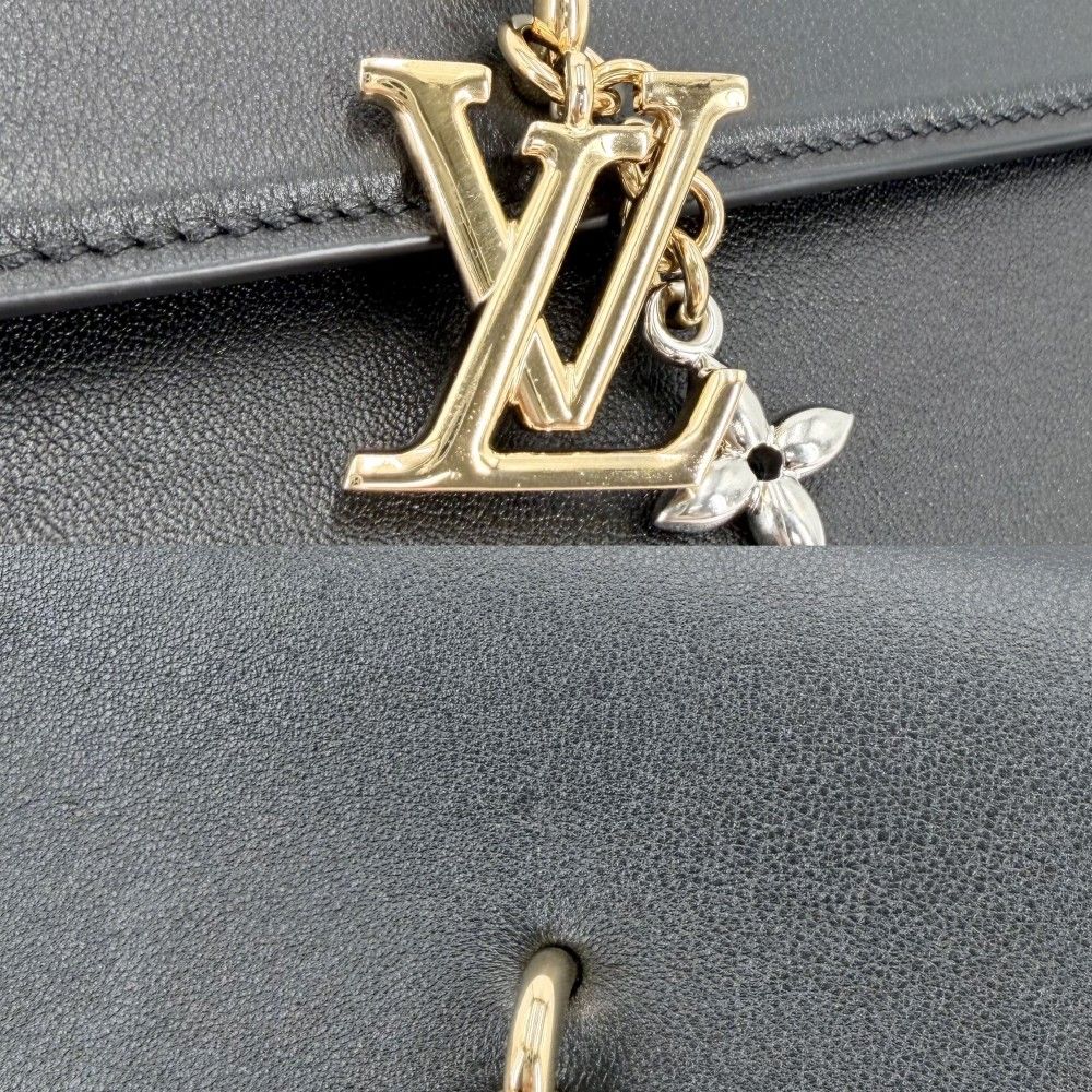 Louis Vuitton Chain Wallet LV Blue on 2-Way Shoulder Bag Crossbody Leather — view 7