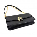 Louis Vuitton Chain Wallet LV Blue on 2-Way Shoulder Bag Crossbody Leather — view 3