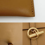 Hermes Shoulder Bag Glenantou Go Leather Brown Gold — view 7