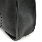 Hermes Evelyne I 1 GM Shoulder Bag Taurillon Clemence Black Gold — view 8