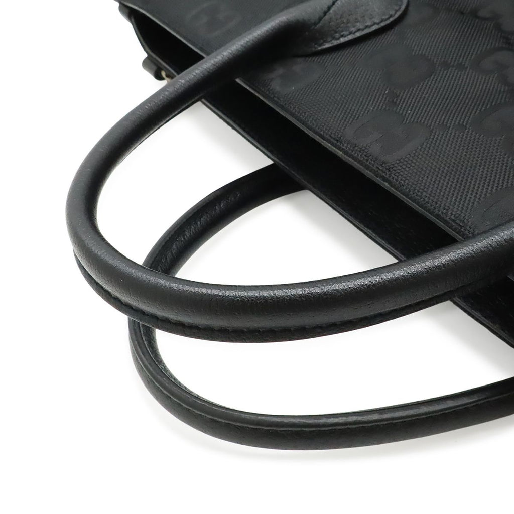 Gucci Off the Grid 2-Way Shoulder Bag Nylon Canvas Black — view 6
