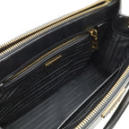 Prada Galleria Triangle Shoulder Bag Crossbody 2-Way Saffiano Leather Nero — view 6