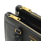 Prada Galleria Triangle Shoulder Bag Crossbody 2-Way Saffiano Leather Nero — view 5