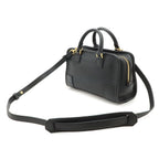 Loewe Amazona 23 Anagram Mini Boston 2-Way Shoulder Bag Leather Black Gold — view 2