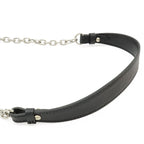 Louis Vuitton Epi Twist MM Shoulder Bag Chain Noir Black Silver Mirror Out — view 5