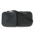 Saint Laurent Paris Yves Shoulder Bag Pochette Crossbody Leather Black