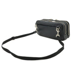 Saint Laurent Paris Yves Shoulder Bag Pochette Crossbody Leather Black — view 2