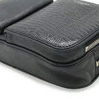 Saint Laurent Paris Yves Shoulder Bag Pochette Crossbody Leather Black — view 3