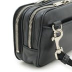 Saint Laurent Paris Yves Shoulder Bag Pochette Crossbody Leather Black — view 4