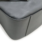 Loewe Hammock Small Drawstring Shoulder Bag Leather Black Silver — view 3