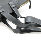 Loewe Hammock Small Drawstring Shoulder Bag Leather Black Silver — view 4