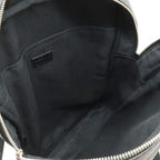 Loewe Anagram Military Backpack Leather Black Silver — view 7