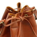 Louis Vuitton Epi Petit Noe Drawstring Shoulder Bag Semi Kenya Brown — view 4