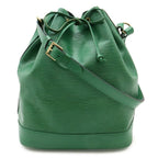 Louis Vuitton Epi Noe Shoulder Bag Drawstring Borneo Green