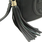 Gucci Soho Small Disco Tassel Fringe Shoulder Bag Pochette Crossbody Leather — view 9