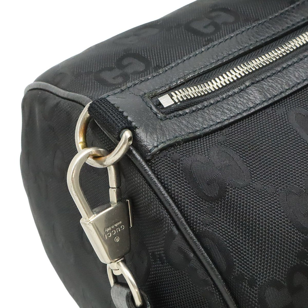 Gucci Off the Grid Duffle Boston Bag 2-Way Nylon Canvas Black — view 7