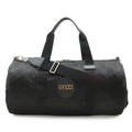 Gucci Off the Grid Duffle Boston Bag 2-Way Nylon Canvas Black