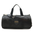 Gucci Off the Grid Duffle Boston Bag 2-Way Nylon Canvas Black
