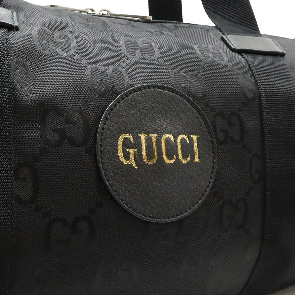Gucci Off the Grid Duffle Boston Bag 2-Way Nylon Canvas Black — view 9