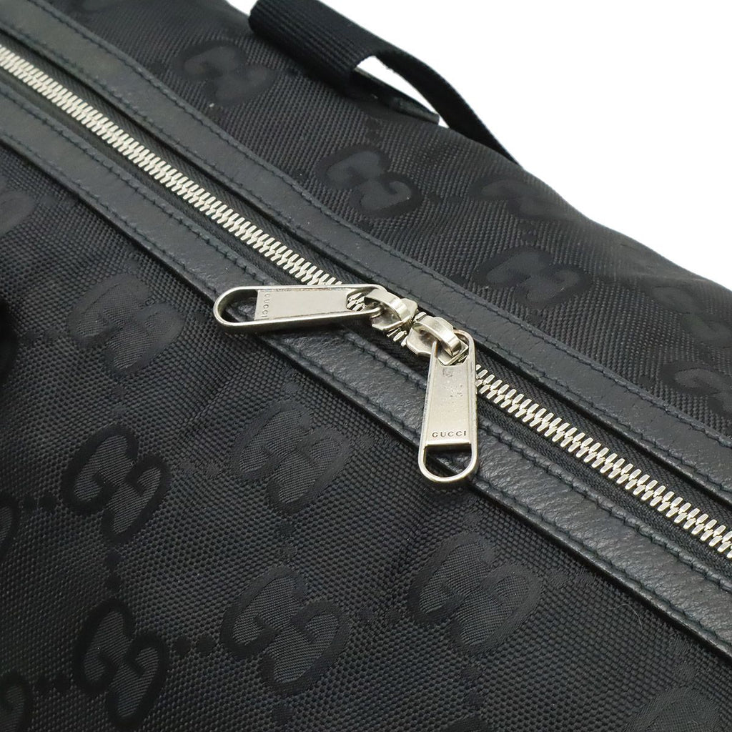 Gucci Off the Grid Duffle Boston Bag 2-Way Nylon Canvas Black — view 5