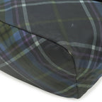 Prada Tote 2-Way Shoulder Bag Reversible Check Nylon Black Blue Multicolor — view 3