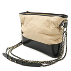 Chanel Gabriel de Quilted Large Hobo Chain Shoulder Bag Calfskin Bicolor Pink — view 2