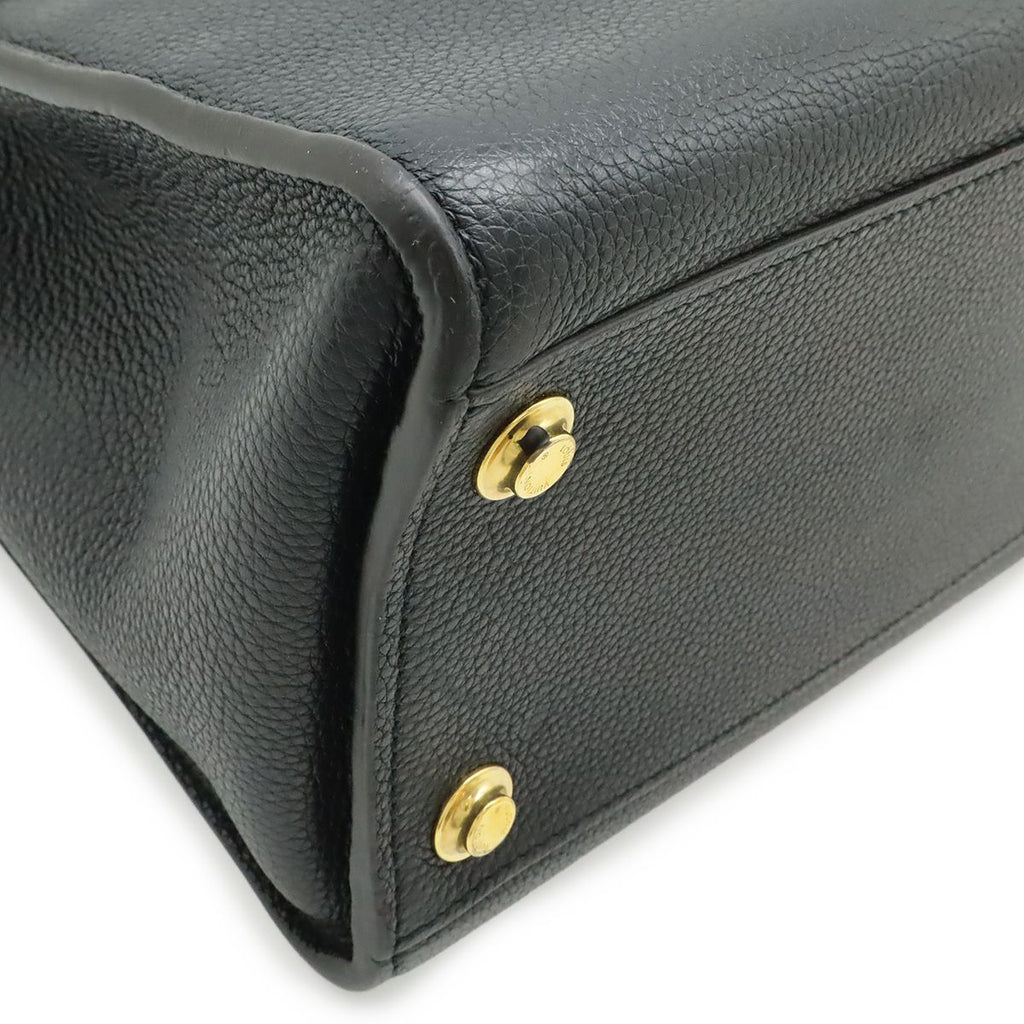 Louis Vuitton City Steamer PM 2-Way Shoulder Bag Leather Noir Black — view 3