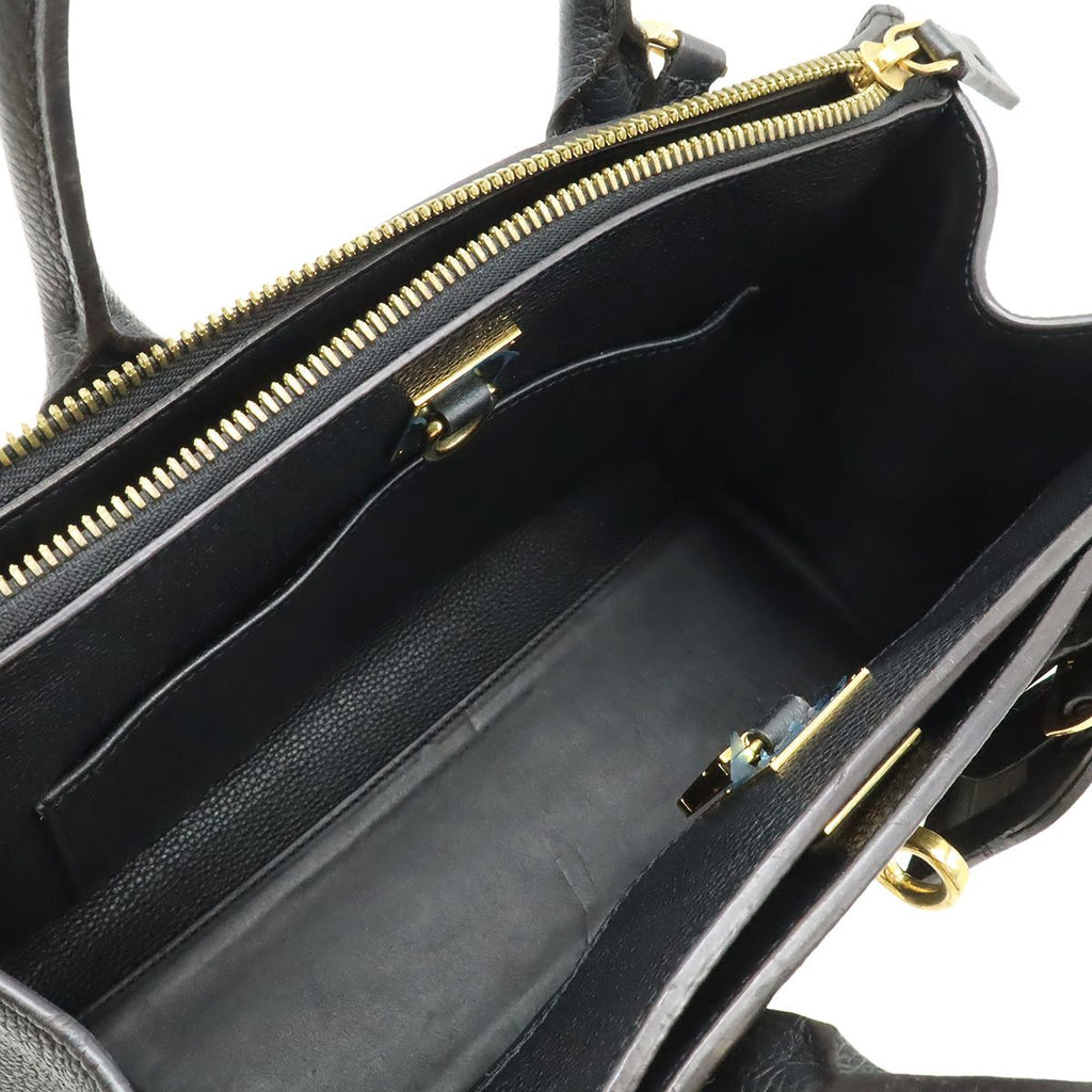 Louis Vuitton City Steamer PM 2-Way Shoulder Bag Leather Noir Black — view 5