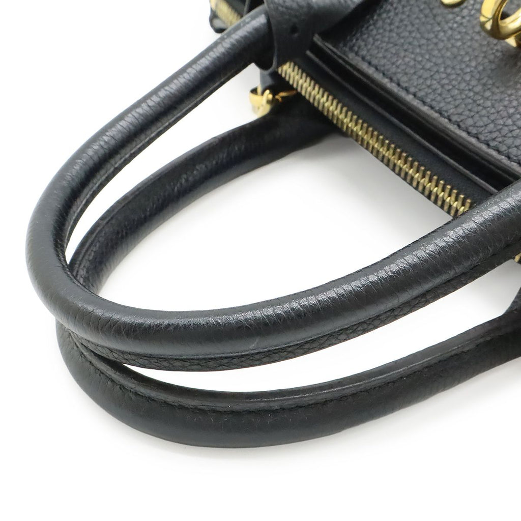 Louis Vuitton City Steamer PM 2-Way Shoulder Bag Leather Noir Black — view 4