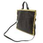 Bottega Veneta Tote Shoulder Bag Crossbody 2-Way Leather Dark Brown Gold — view 2