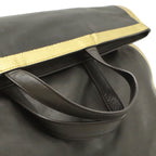 Bottega Veneta Tote Shoulder Bag Crossbody 2-Way Leather Dark Brown Gold — view 5
