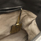 Bottega Veneta Tote Shoulder Bag Crossbody 2-Way Leather Dark Brown Gold — view 8