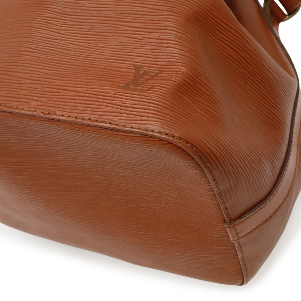 Louis Vuitton Epi Petit Noe Drawstring Shoulder Bag Semi Kenya Brown — view 3