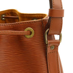 Louis Vuitton Epi Petit Noe Drawstring Shoulder Bag Semi Kenya Brown — view 6