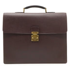 Louis Vuitton Taiga Serviette Moscova Business Briefcase Documents Purse