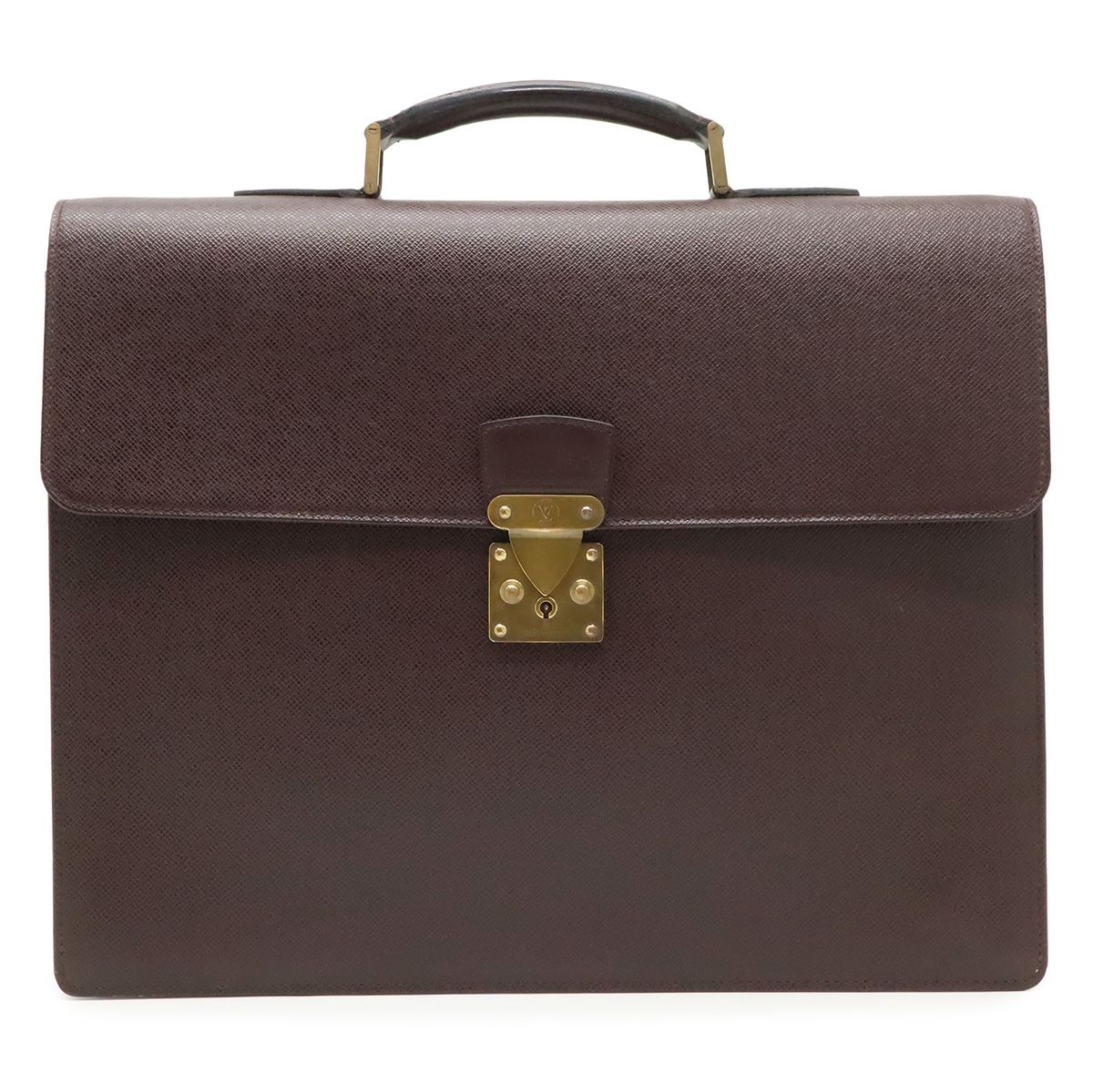 Louis Vuitton Taiga Serviette Moscova Business Briefcase Documents Purse
