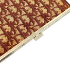 Dior Vintage Clutch Canvas Brown Trotter Pattern — view 6