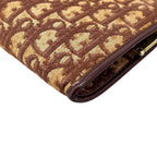 Dior Vintage Clutch Canvas Brown Trotter Pattern — view 8