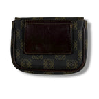 Loewe Repeat Anagram Logo Waist Pouch Mini Shoulder Bag Pochette Brown Black — view 4